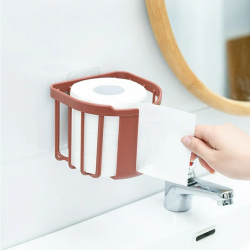 Porte-Papier Toilette en plastique, Support de Papier Toilette Autoportant