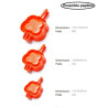 Lot de 3 moules à pastels, ravioli forme papillon de différentes dimensions