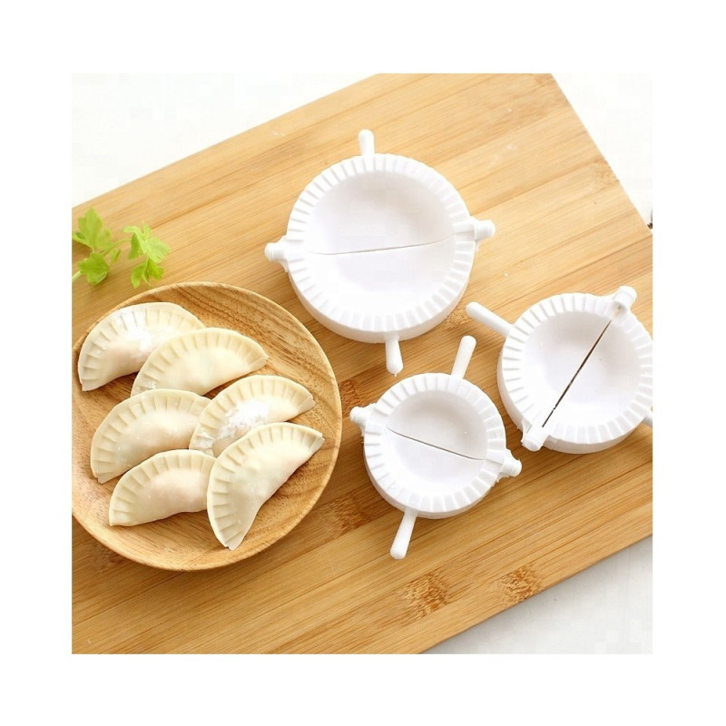 Lot de 3 moules à pastels, ravioli forme demi-lune de différentes dimensions