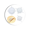 Lot de 3 moules à pastels, ravioli forme demi-lune de différentes dimensions