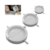 Lot de 3 moules à pastels, ravioli forme demi-lune de différentes dimensions