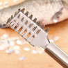 râpe à écailles de poisson en acier inoxydable pour enlever rapidement les écailles de poisson