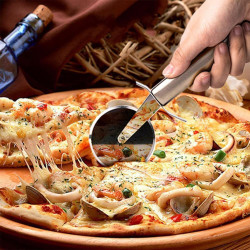 Coupe-pizza, coupe-pâtisserie et coupe-sandwichs en acier inoxydable