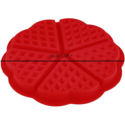 Moule à gaufres en forme de cœur en silicone