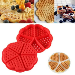 Moule à gaufres en forme de cœur en silicone
