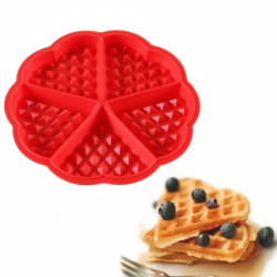Moule à gaufres en forme de cœur en silicone