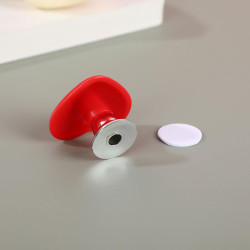 bouton poussoir, presse de toilette en forme de cœur