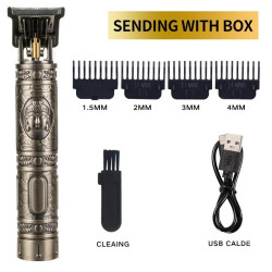 Tondeuse À Cheveux Pour Hommes et femmes, Rasoir Électrique, Barber, Rasoir Professionnel Vintage T9, Finition Moustache