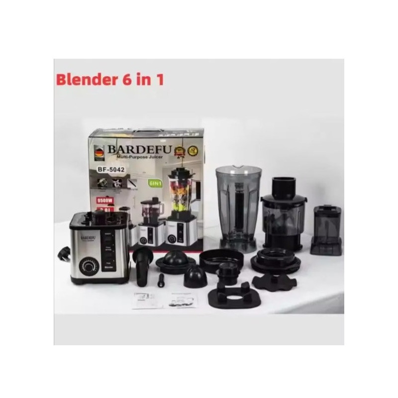 Blender Multifonction 6 en 1 - 9500W - 3L