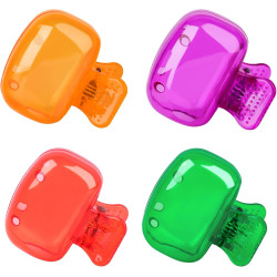 Lot de 4 capuchons de protection pour tête de brosse à dent en plastique pour salle de bain, de voyage