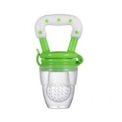 2 Tétines à fruits pour bébé à mâcher (1petite de 6 à 9 mois et 1 grande + 9 mois)