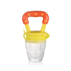 2 Tétines à fruits pour bébé à mâcher (1petite de 6 à 9 mois et 1 grande + 9 mois)