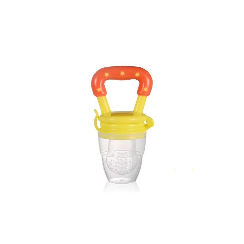 2 Tétines à fruits pour bébé à mâcher (1petite de 6 à 9 mois et 1 grande + 9 mois)