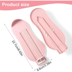 1 règle pour la mesure de la longueur du pied, pour enfants, mesure de la pointure de 2 à 30