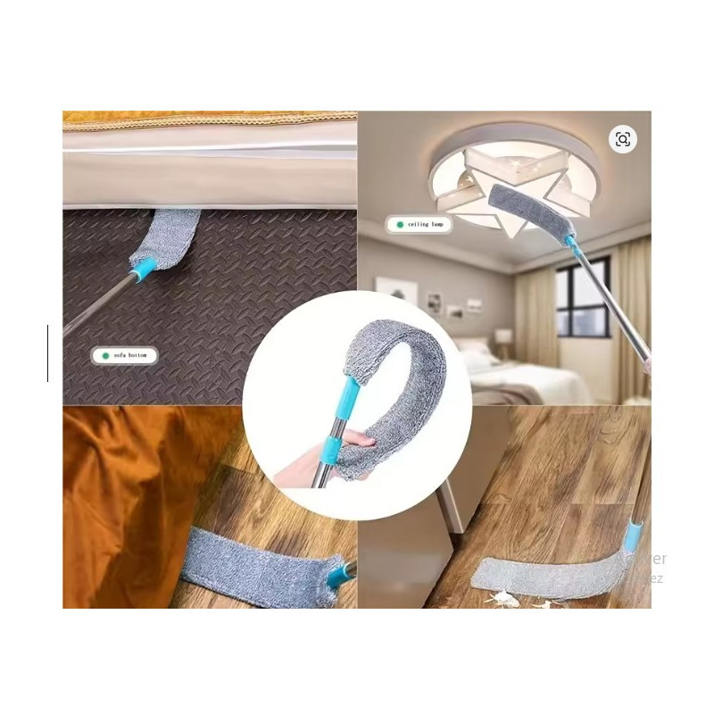 Brosse de nettoyage de poussière rétractable, brosse Flexible pour espace de canapé, nettoyeur de poussière Extensible