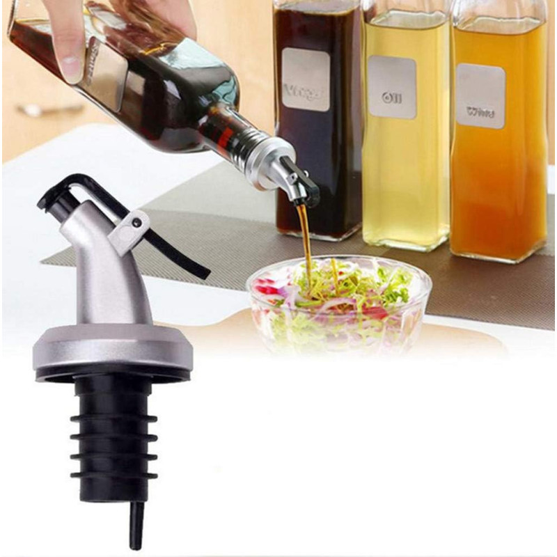 Bec Verseur Bouteille Huile, vinaigre, sauce soja...avec Clapet