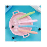 Cuillère pour bébé en silicone,