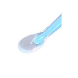 Cuillère pour bébé en silicone,