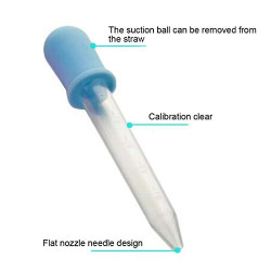 Pipette graduée en silicone