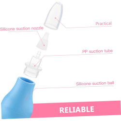 Aspirateur nasal pour bébé en silicone avec succion