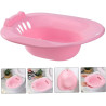 Siège de toilette pour soins post-partum, hémorroïdes, bassin de bain à vapeur pour trempage pas pliable + 2 pulvérisateurs