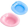 Siège de toilette pour soins post-partum, hémorroïdes, bassin de bain à vapeur pour trempage pas pliable + 2 pulvérisateurs