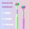 Lot de 2 Brosses à dents à 3 faces pour adultes et ados.