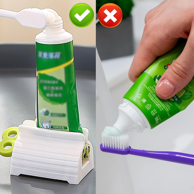 presse-tube à dentifrice, support rotatif pour tube de dentifrice