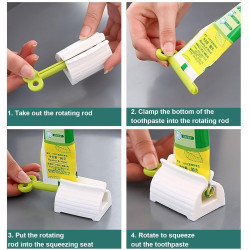 presse-tube à dentifrice, support rotatif pour tube de dentifrice