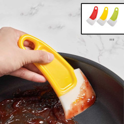 Grattoir en Silicone pour Poêles, Racle, Spatule pour la Cuisine