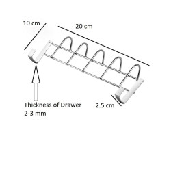 Crochet de porte de placard pour serviettes, vêtements, foulards. Rangement polyvalente pour la cuisine et la salle de bain