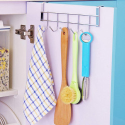 Crochet de porte de placard pour serviettes, vêtements, foulards. Rangement polyvalente pour la cuisine et la salle de bain